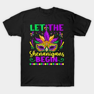 Let The Shenanigans Begin Mardi Gras T-Shirt